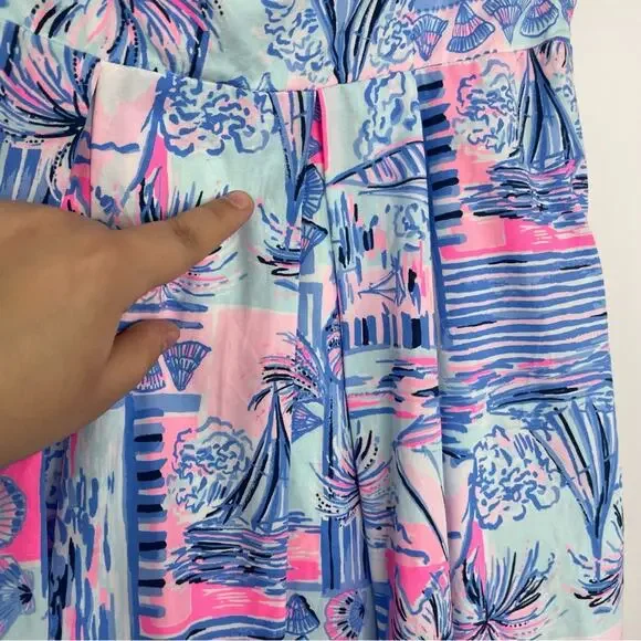 Lily Pulitzer Cyndi Whisper Blue Yeah Buoy mini dress size 00 - Picture 9 of 16
